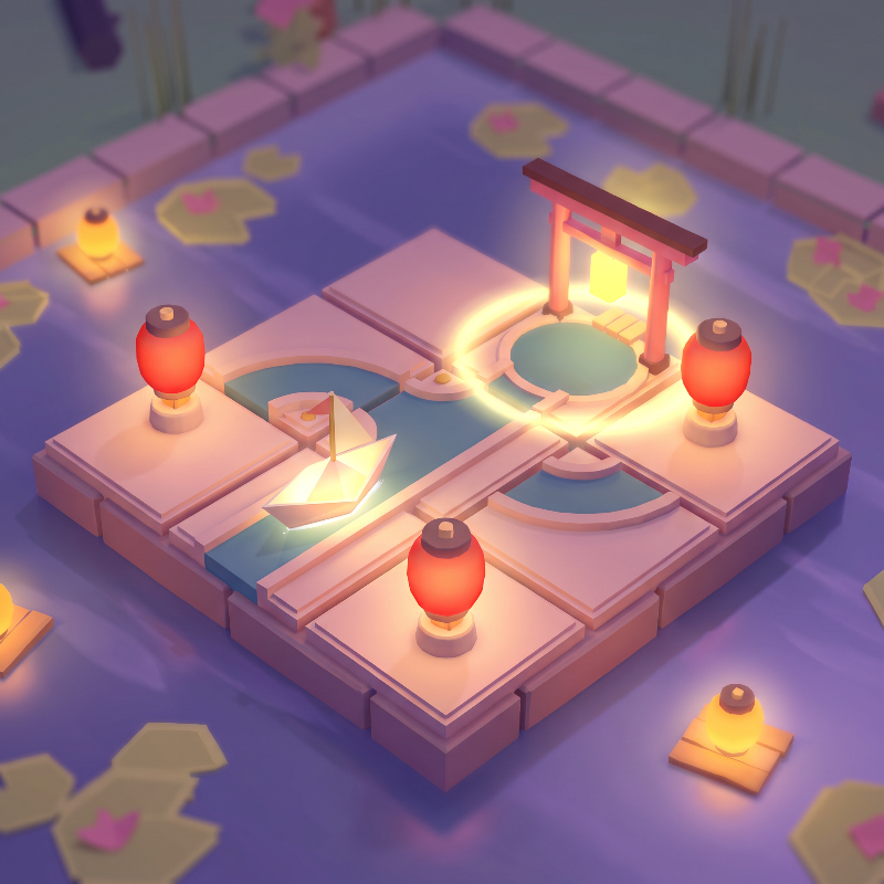 Lantern Canals - Arcade puzzle game thumbnail
