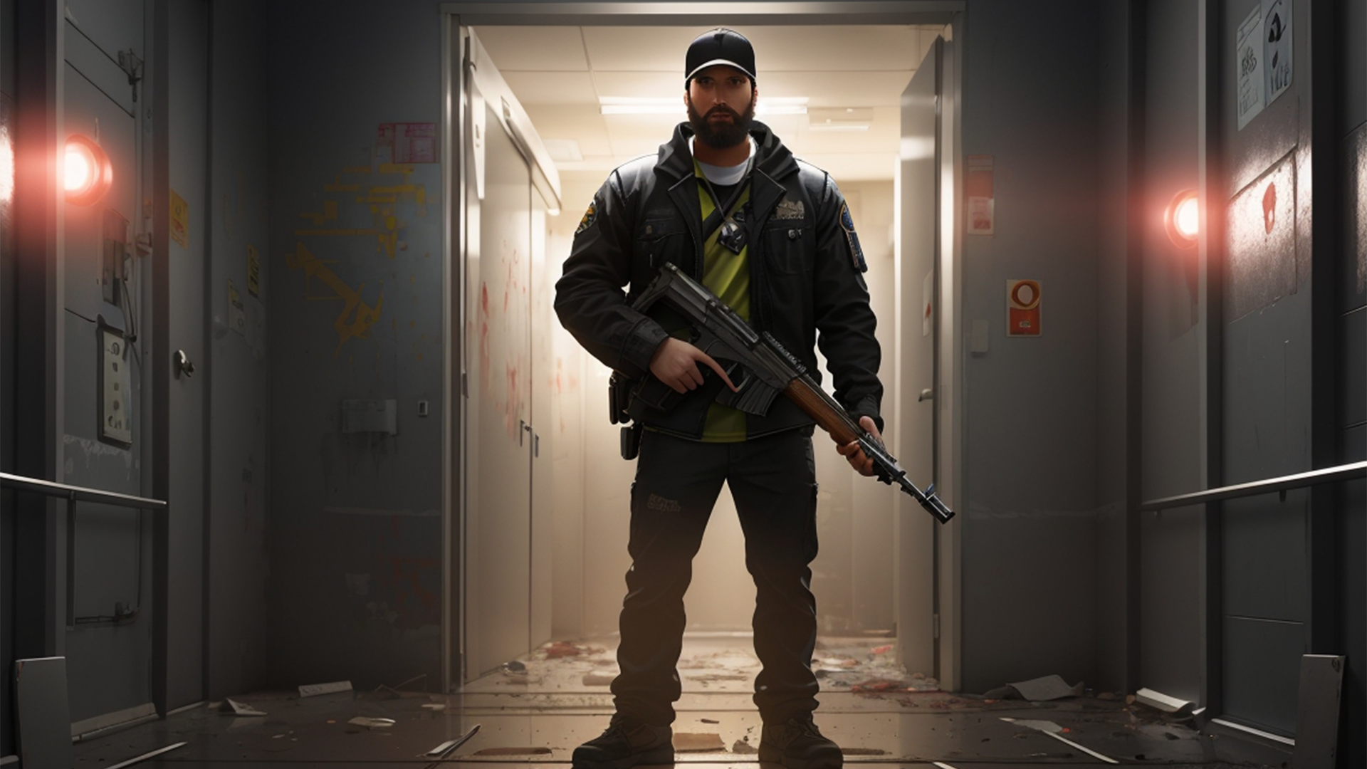 Lift Defender Zombie Carnage game artwork