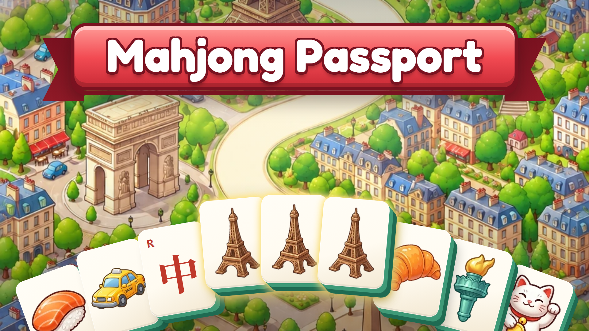 Arte da capa de Mahjong Passport
