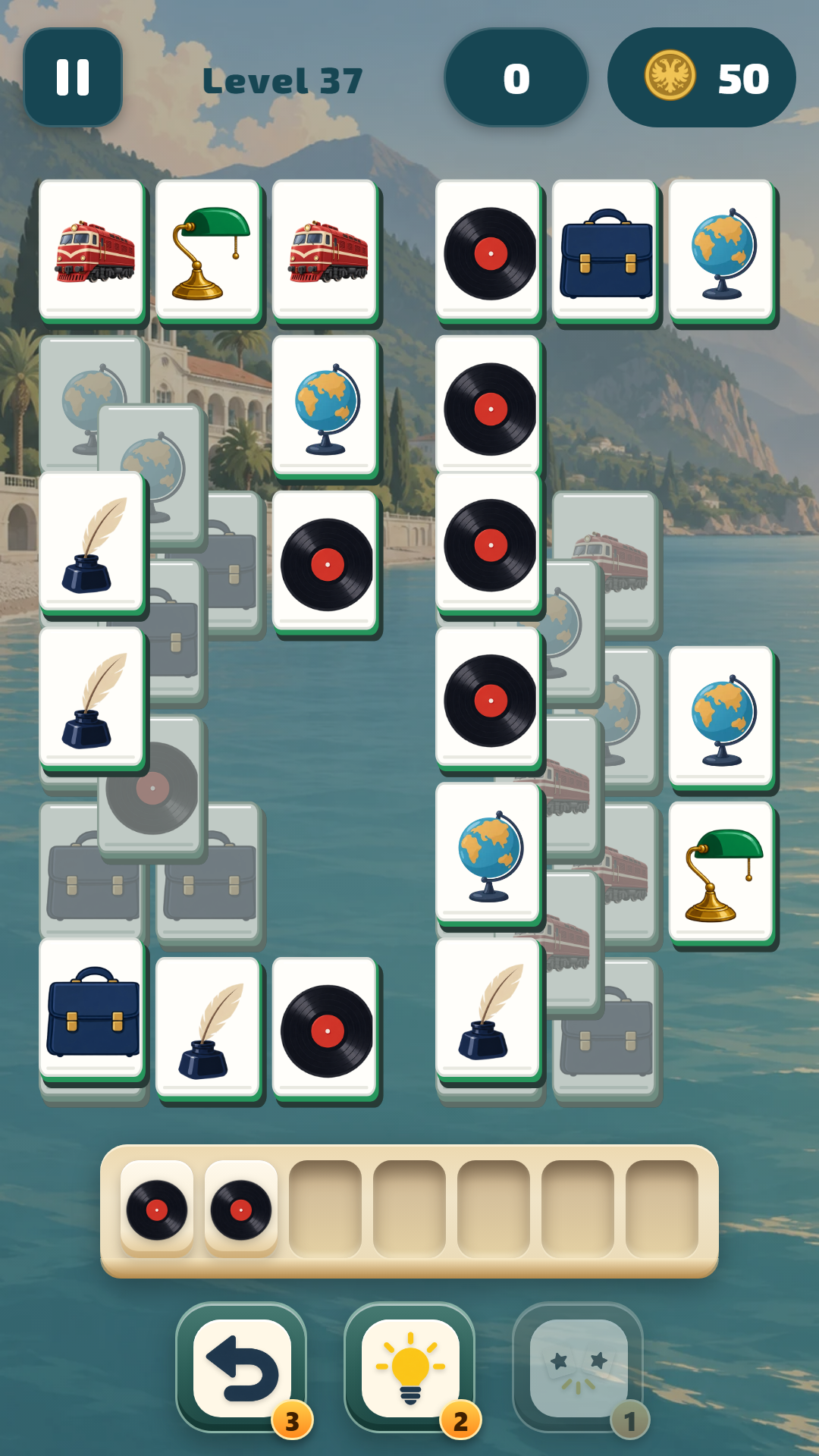 Mahjong: Soviet Trio screenshot 1