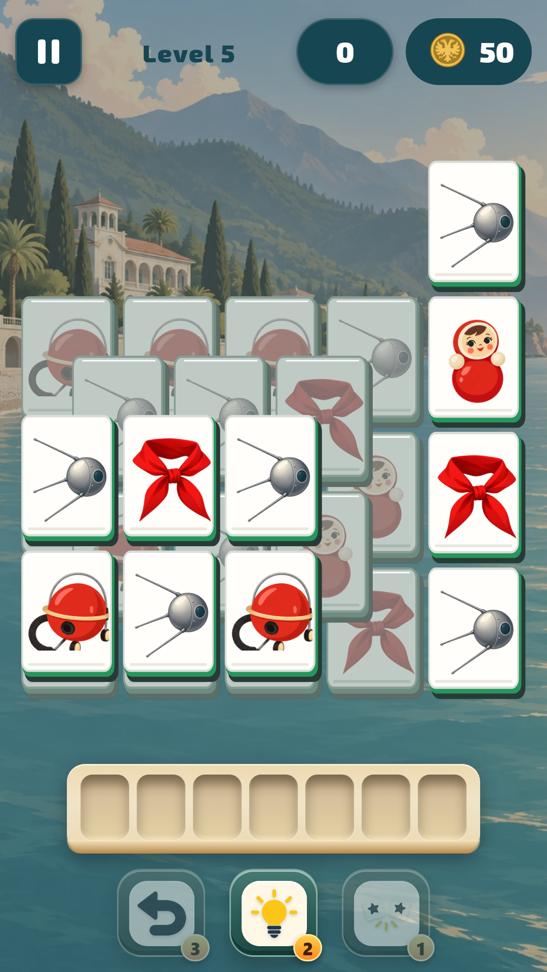 Mahjong: Soviet Trio screenshot 3