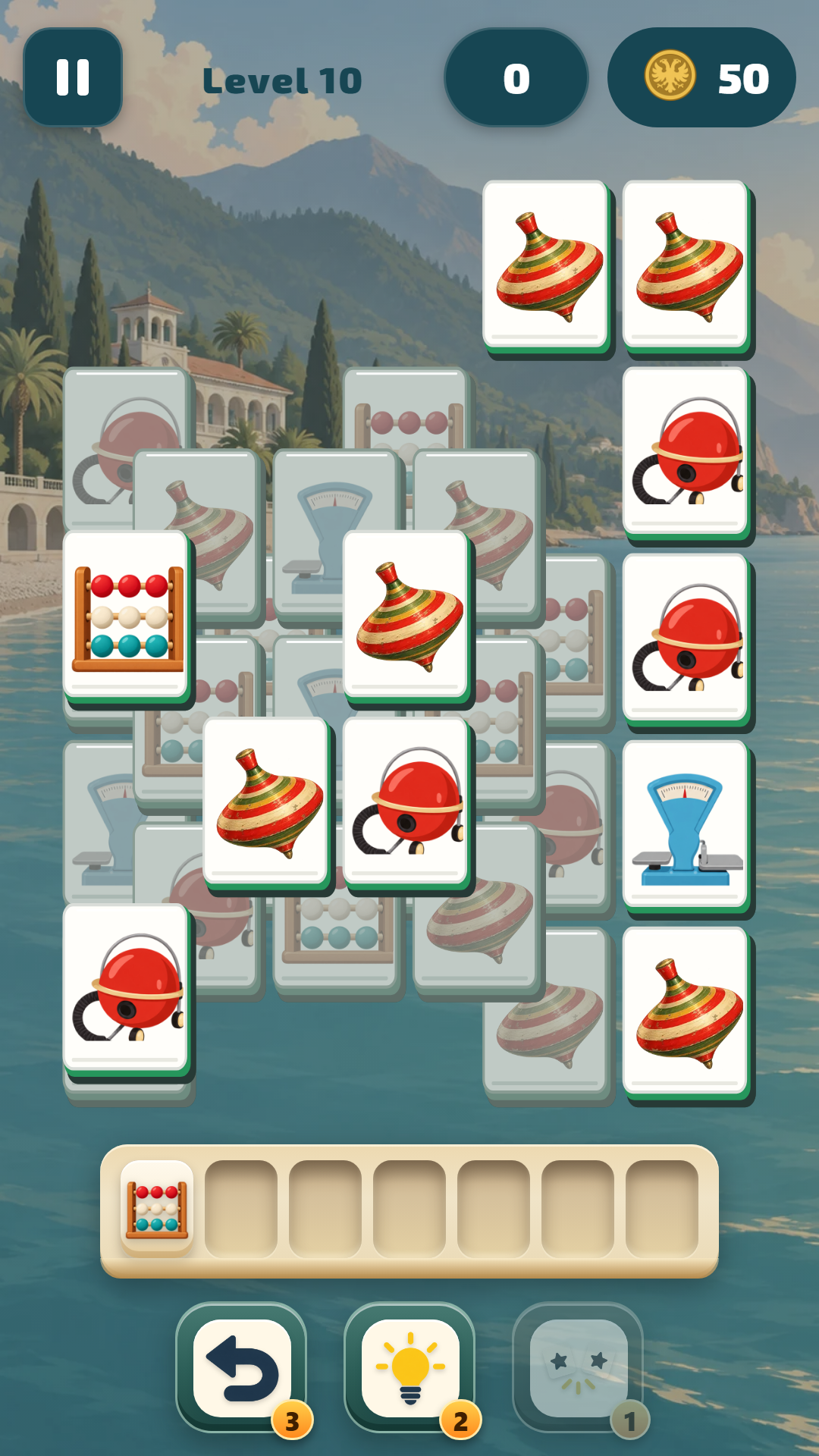 Mahjong: Soviet Trio screenshot 2