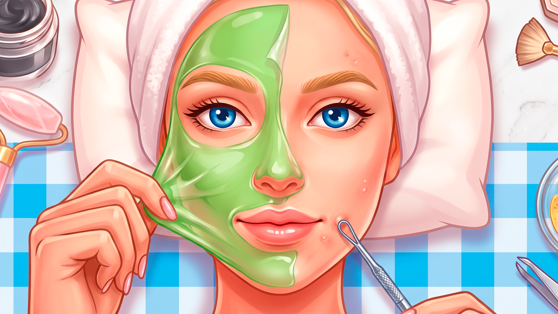 Makeup Mini Games: ASMR Skincare kapak resmi
