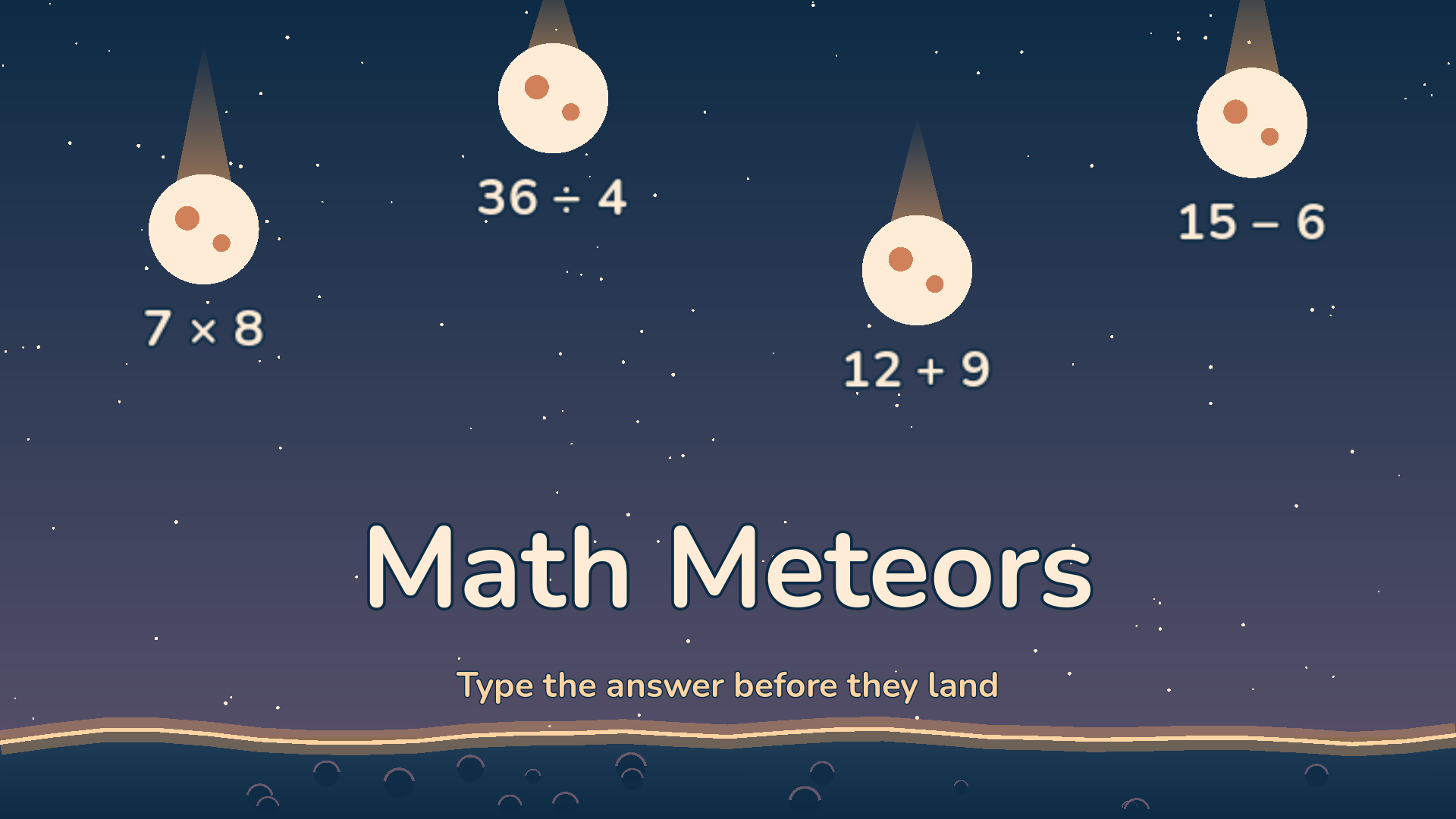 Math Meteors
