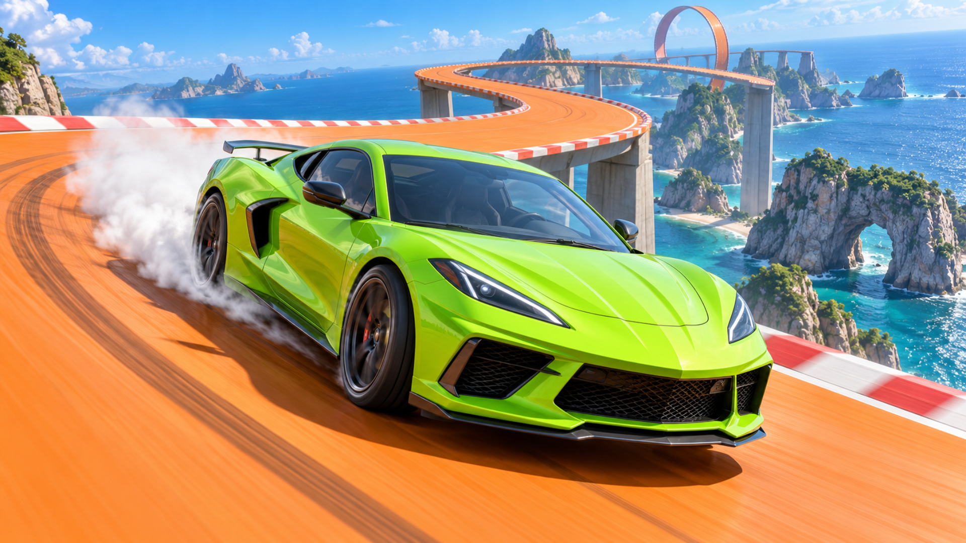 Mega Ramp Car Stunts GT Racing