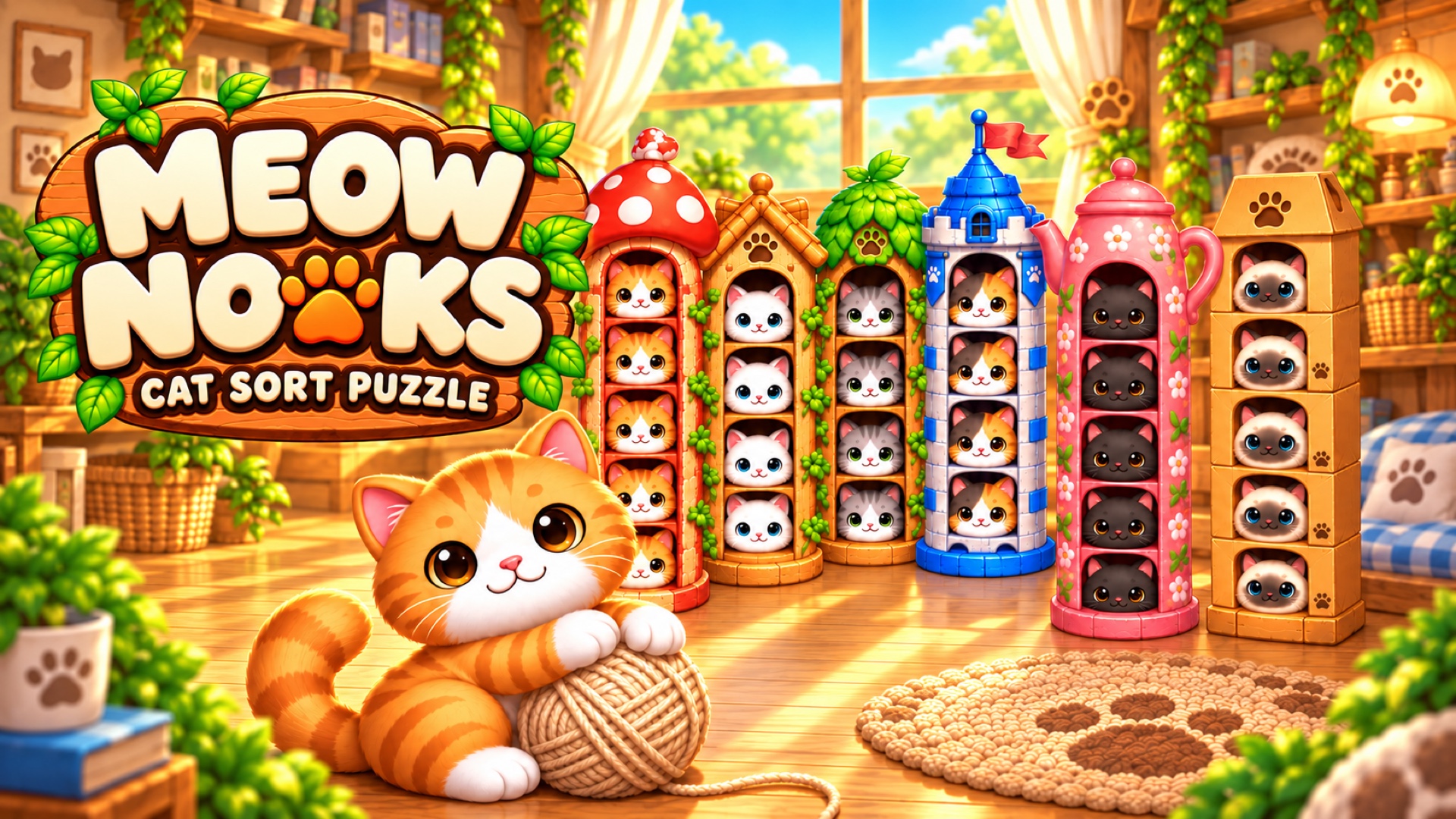 Meow Nooks: Cat Sort Puzzle cover art