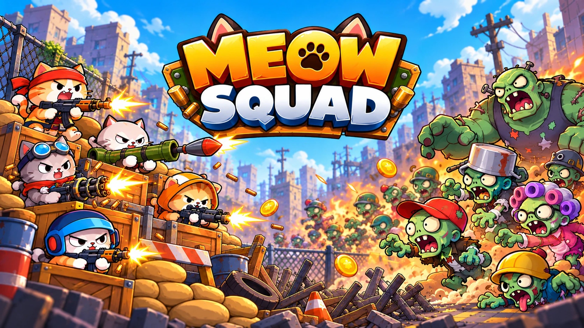 Meow Squad: Zombie Defense