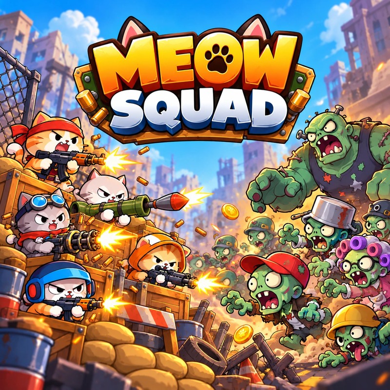 Meow Squad: Zombie Defense