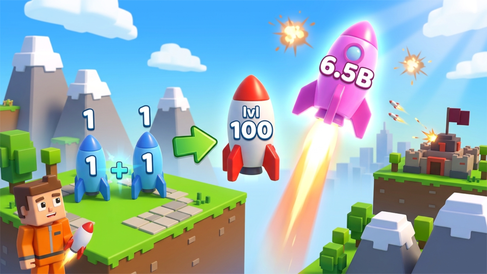Gambar sampul Merge a Rocket!