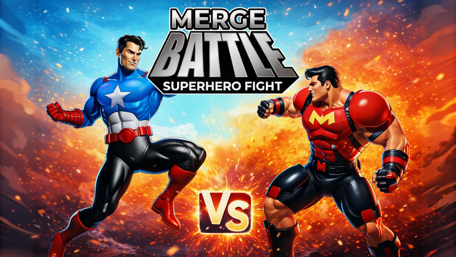 Merge Battle Superhero Fight