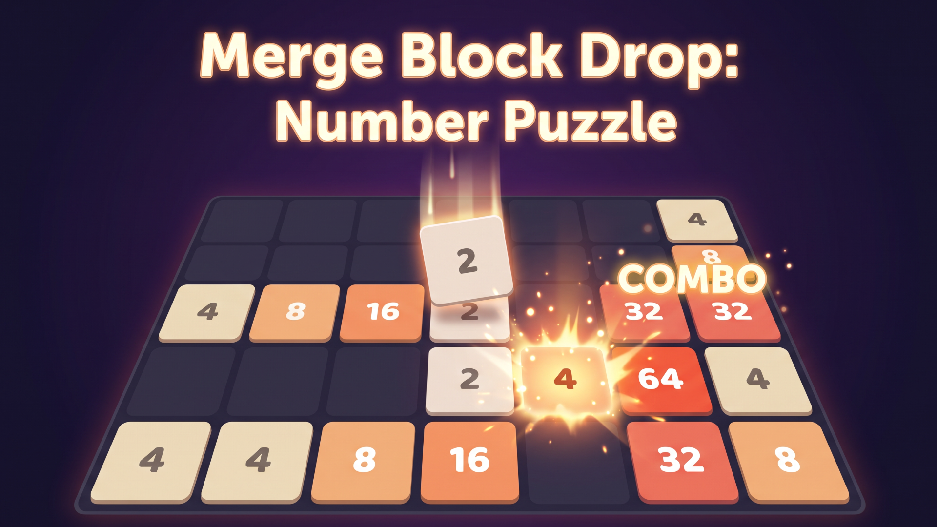 Merge Block Drop: Number Puzzle cover art