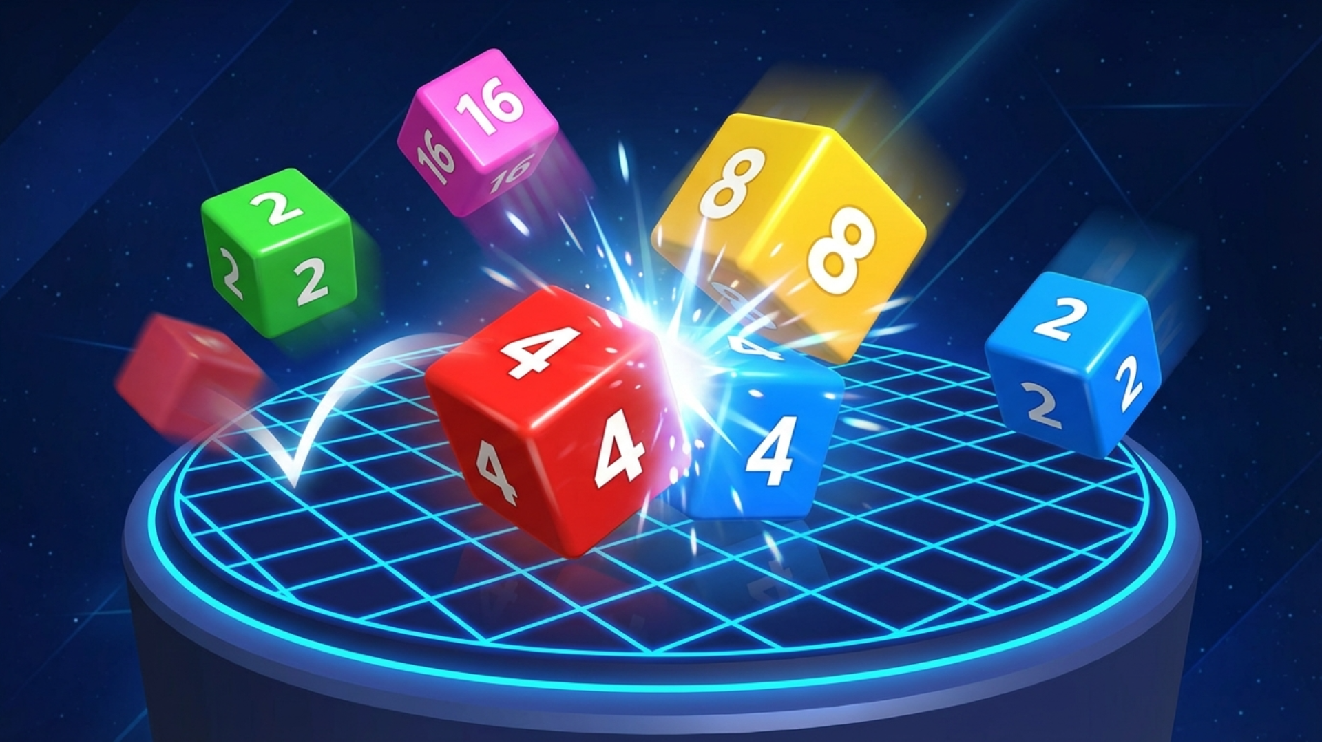  Merge Сubes 2048 3D cover art