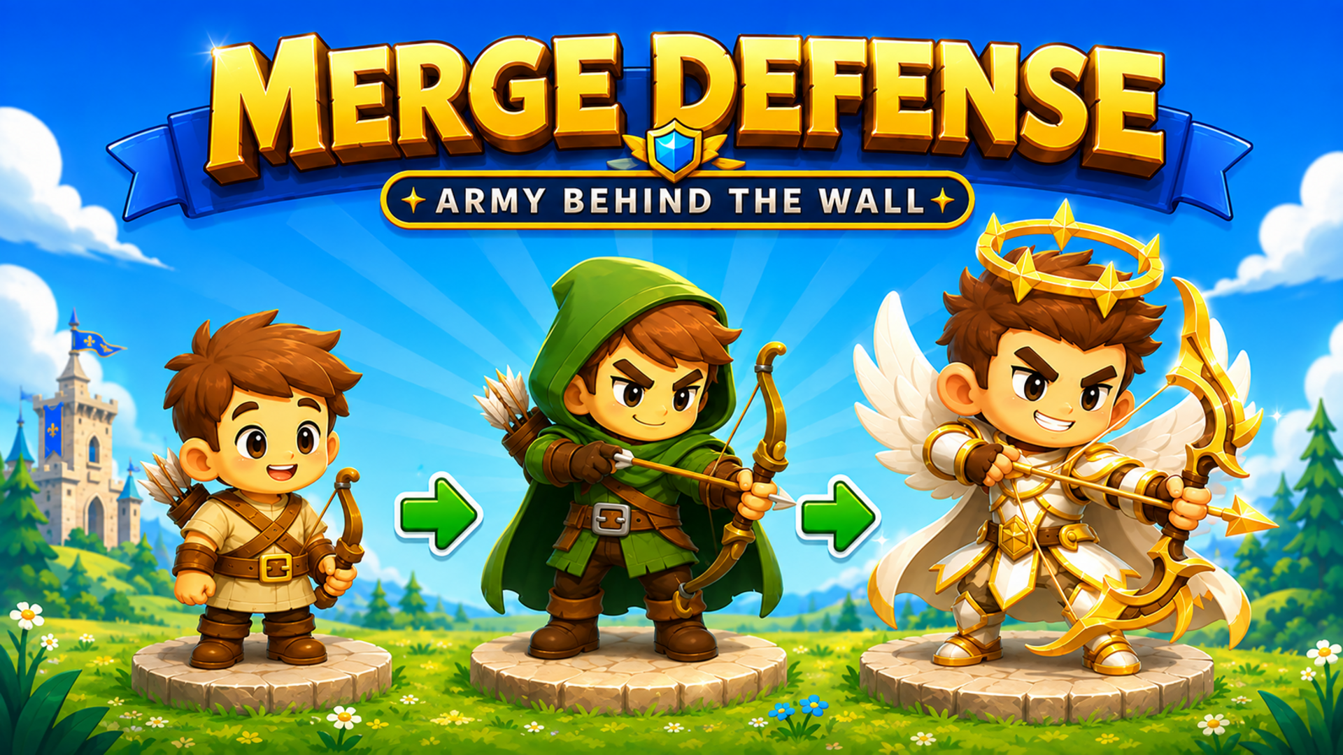 Merge Defense: Army Behind the Wall