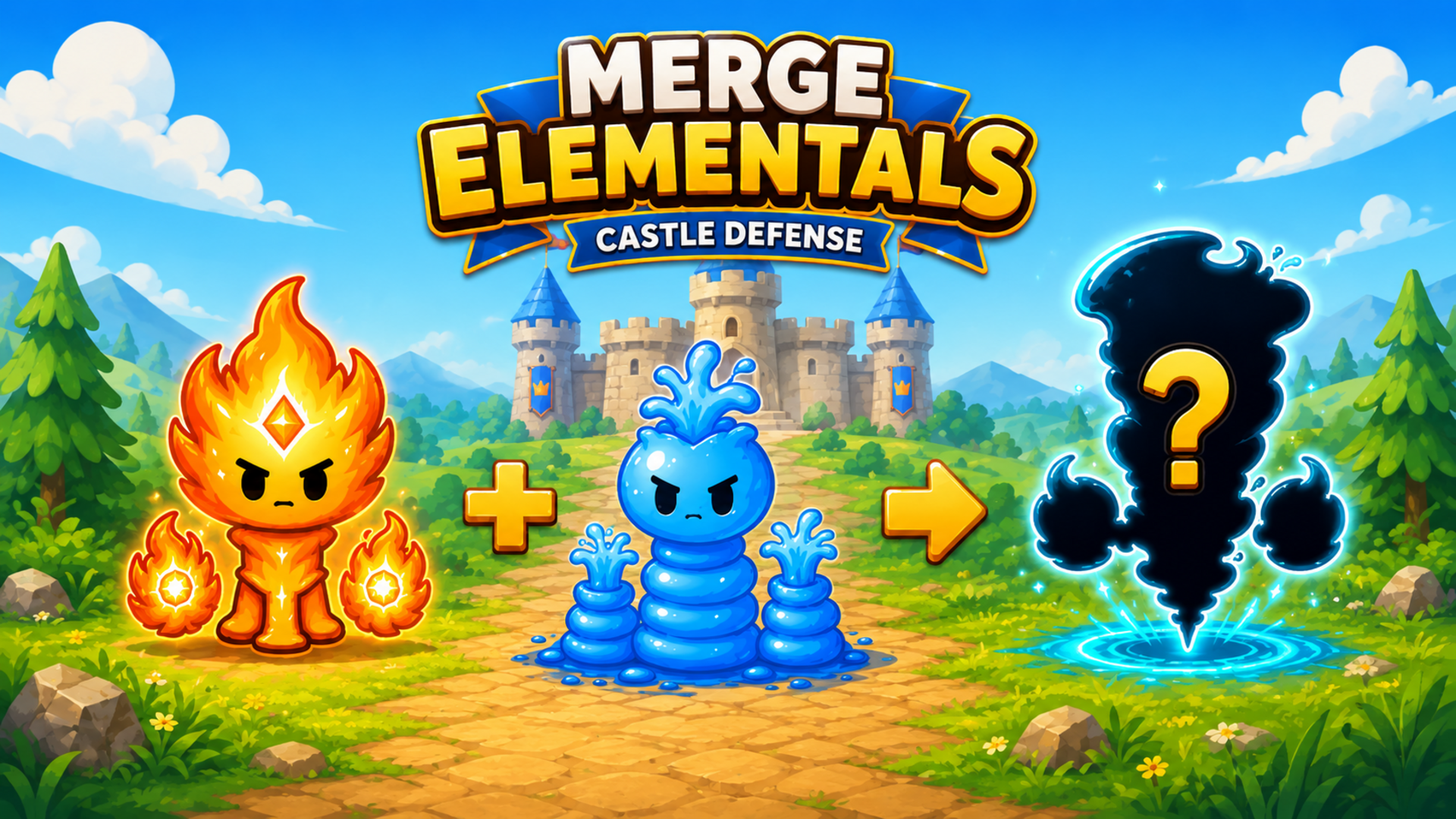 Copertina di Merge Elementals: Castle Defense