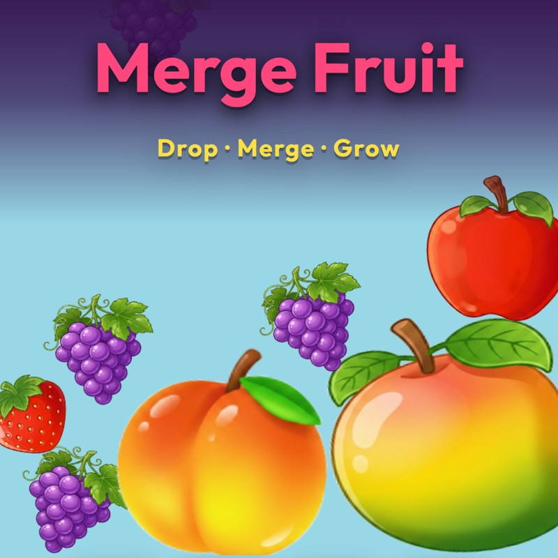 Merge Fruit: Drop & Combine Puzzle Game | Playgama