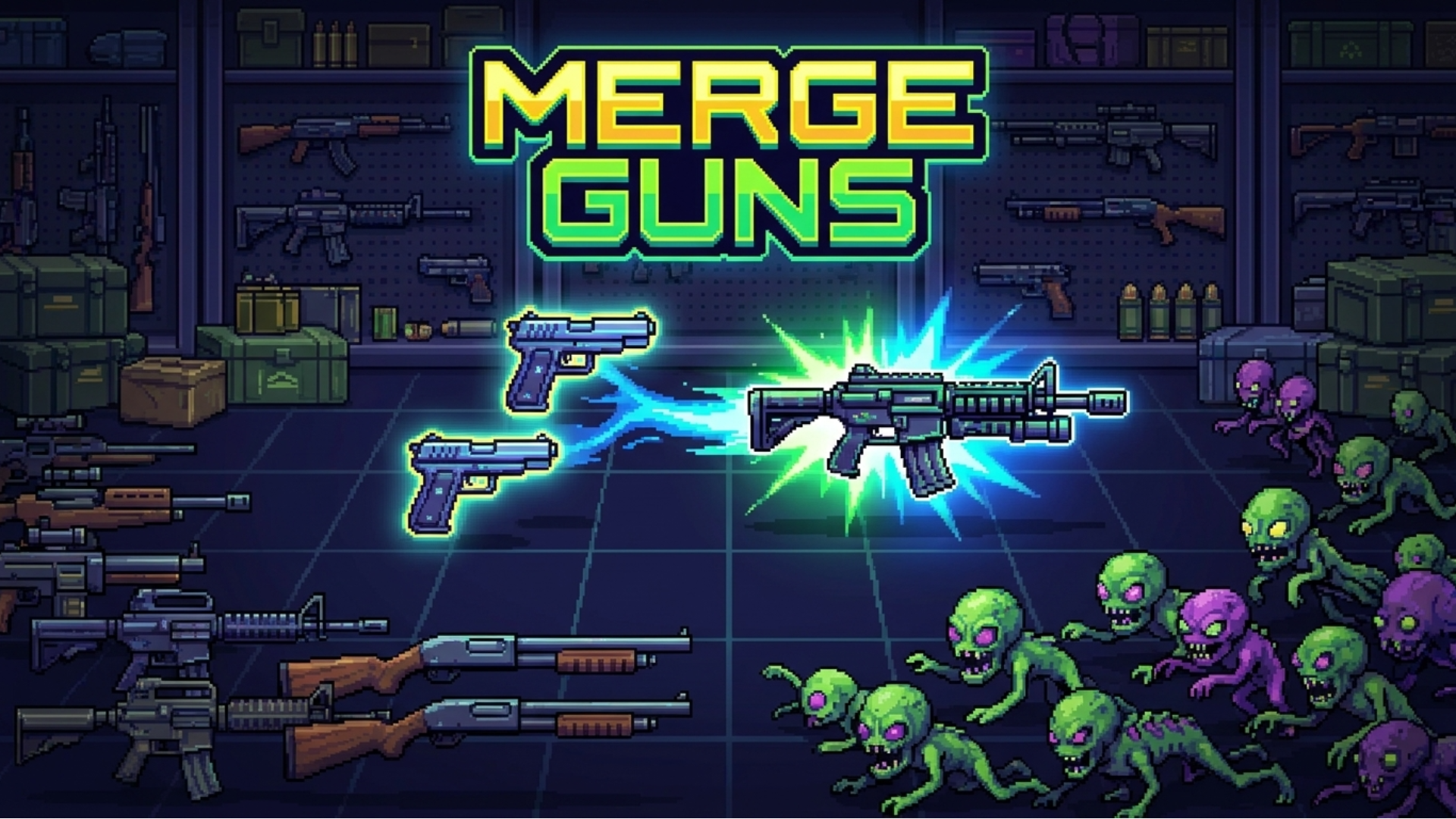 Copertina di Merge Guns