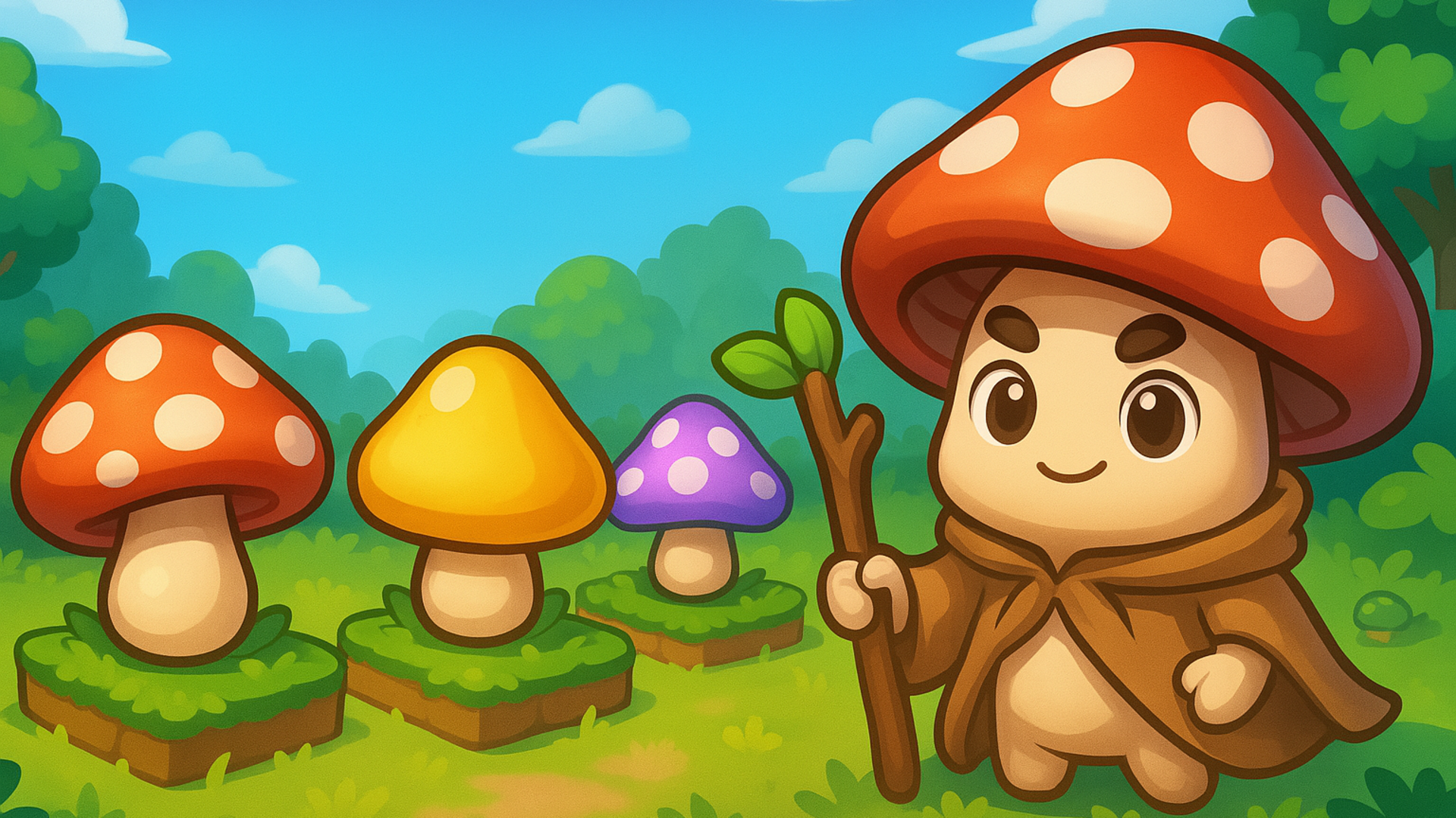 Merge Mushroom game artwork