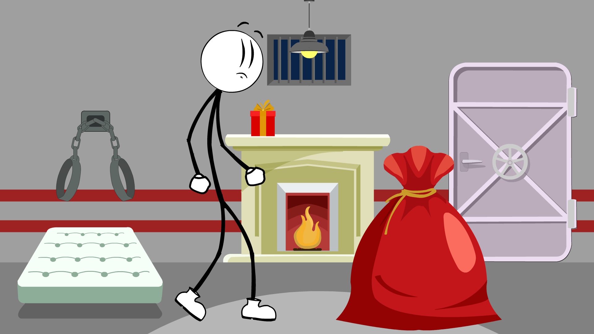 Merry Christmas Stickman Coverbild