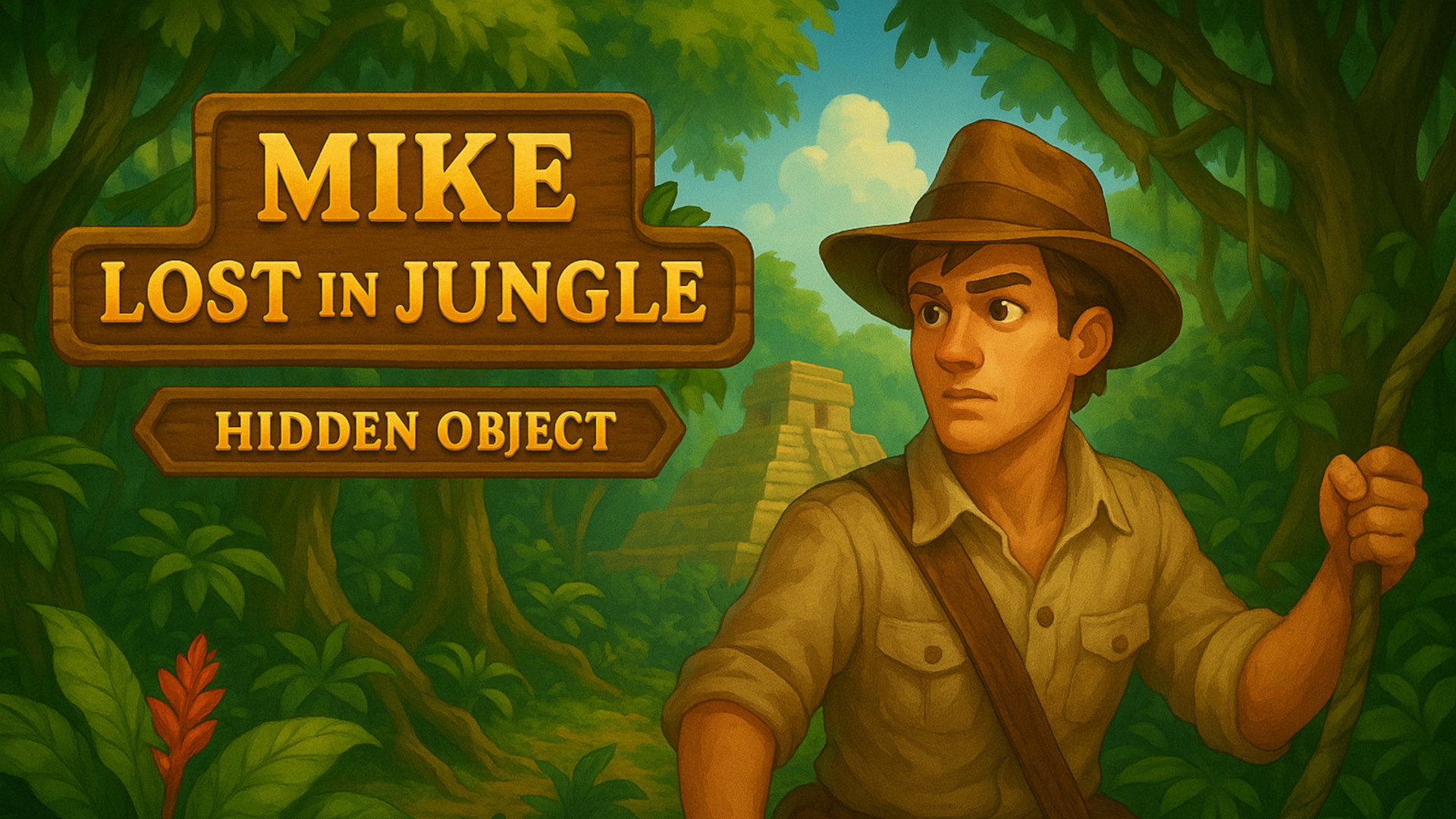 Okładka Mike Lost In Jungle - Hidden Object
