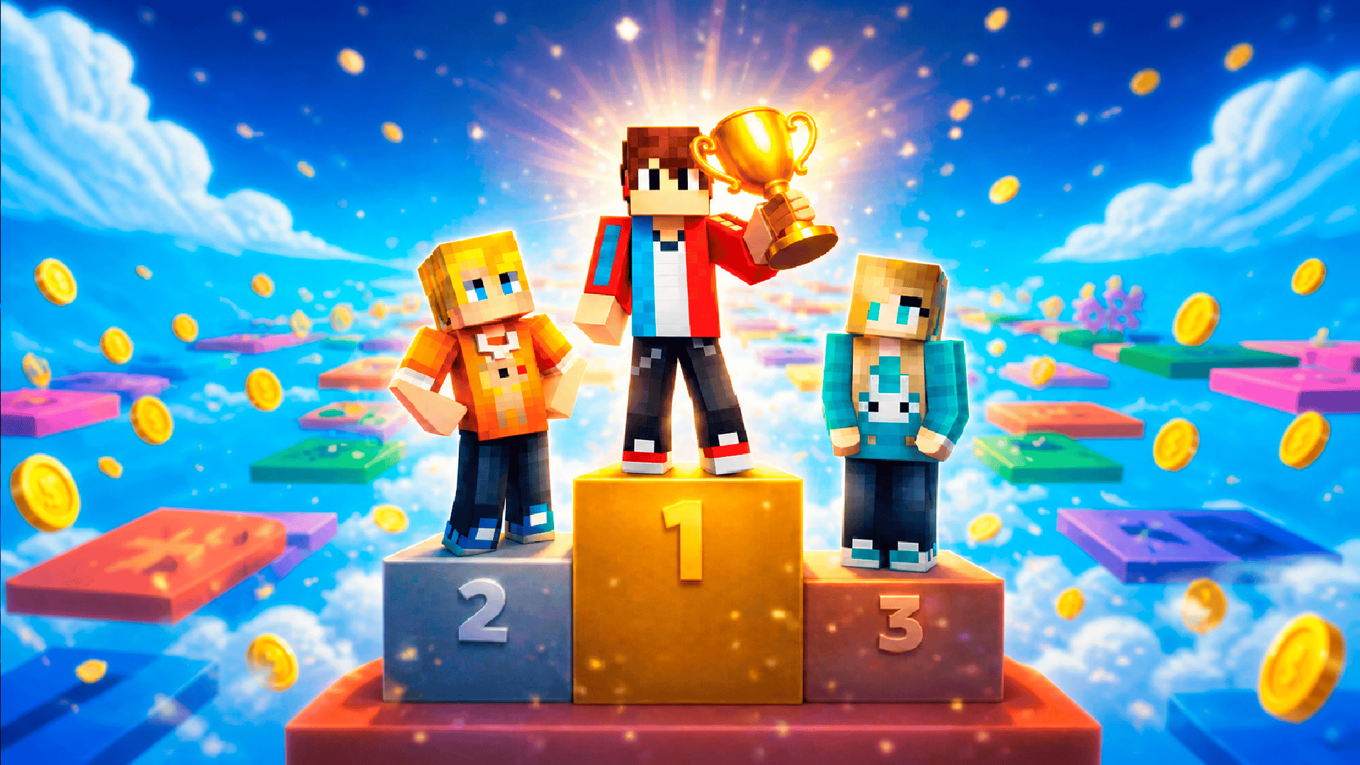 Mine Obby 3D: Minigame World game artwork