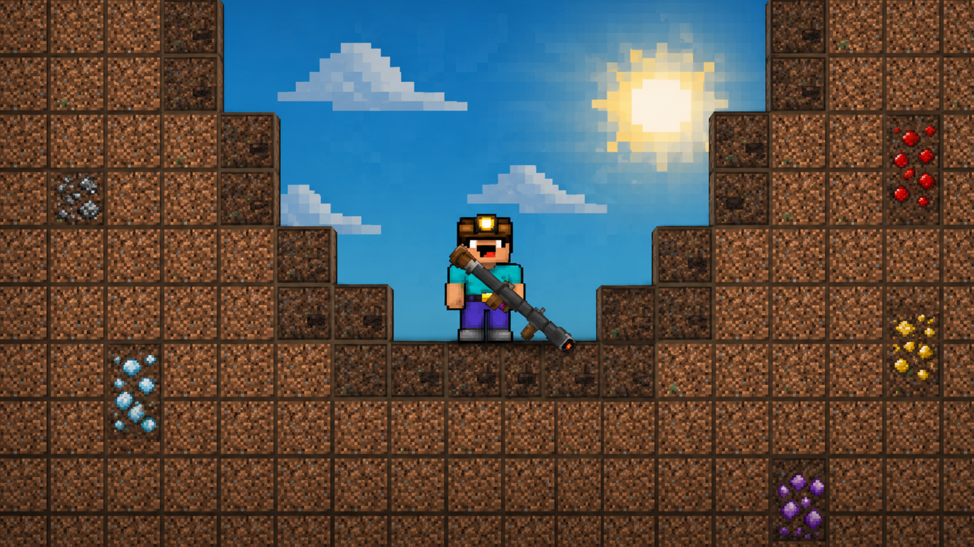 Imagen de portada de Miner with bazooka