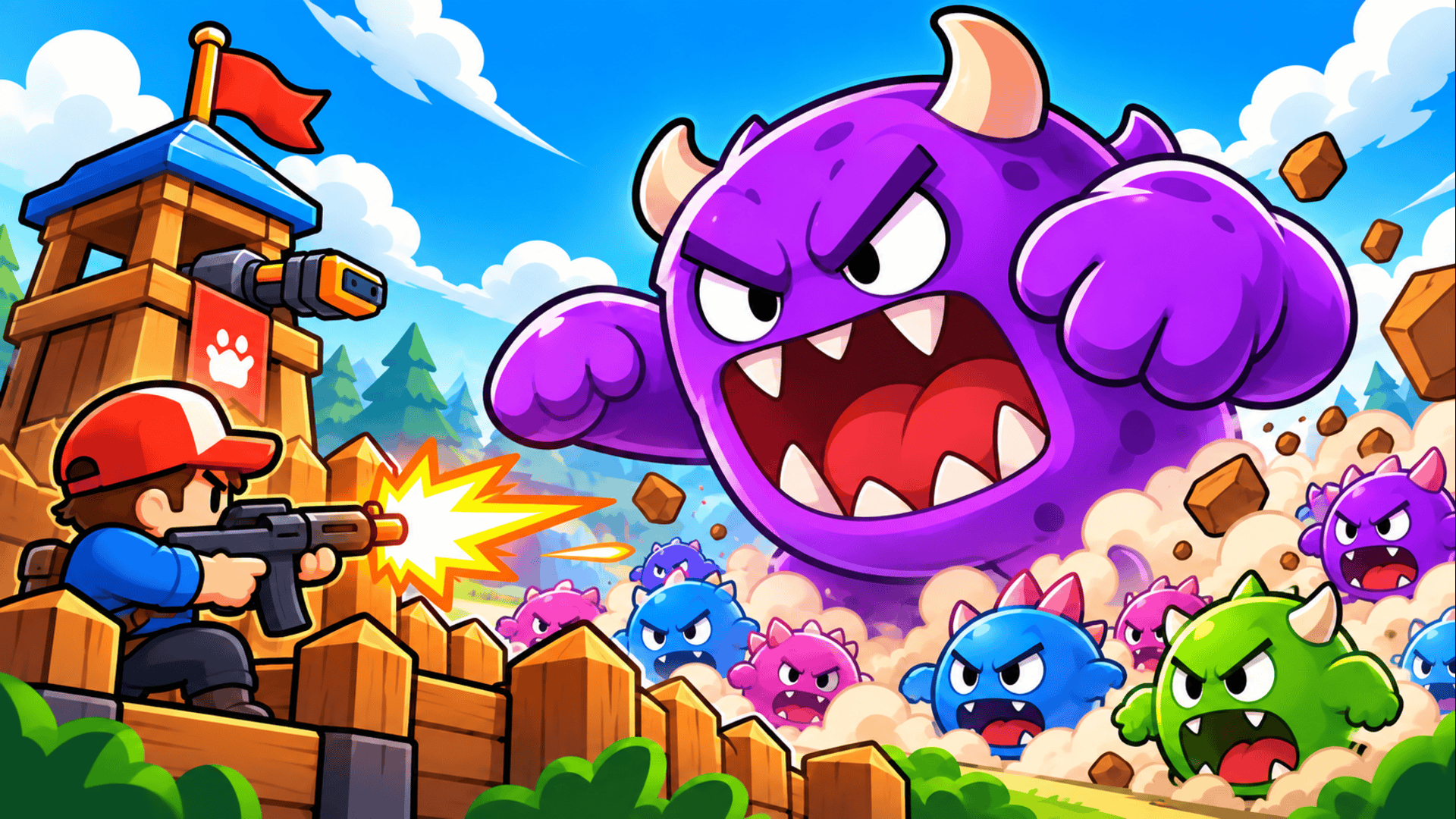 Gambar sampul Monster Base Defense: Survival