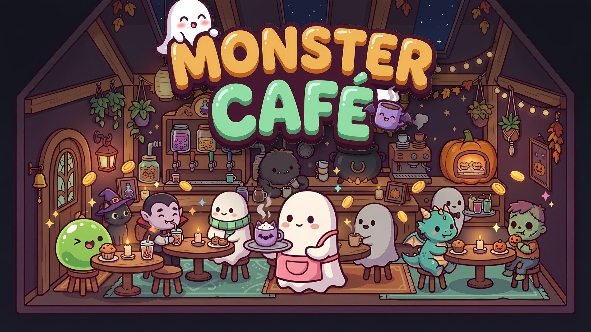 Monster Cafe: Idle Tycoon cover art