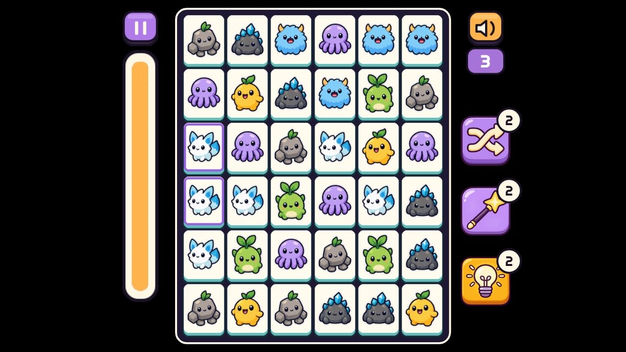 Monster Mahjong screenshot 1