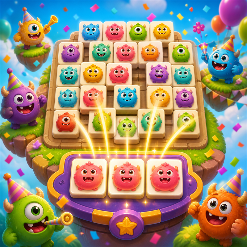 Monster Tile Party - Match-3 puzzle game thumbnail