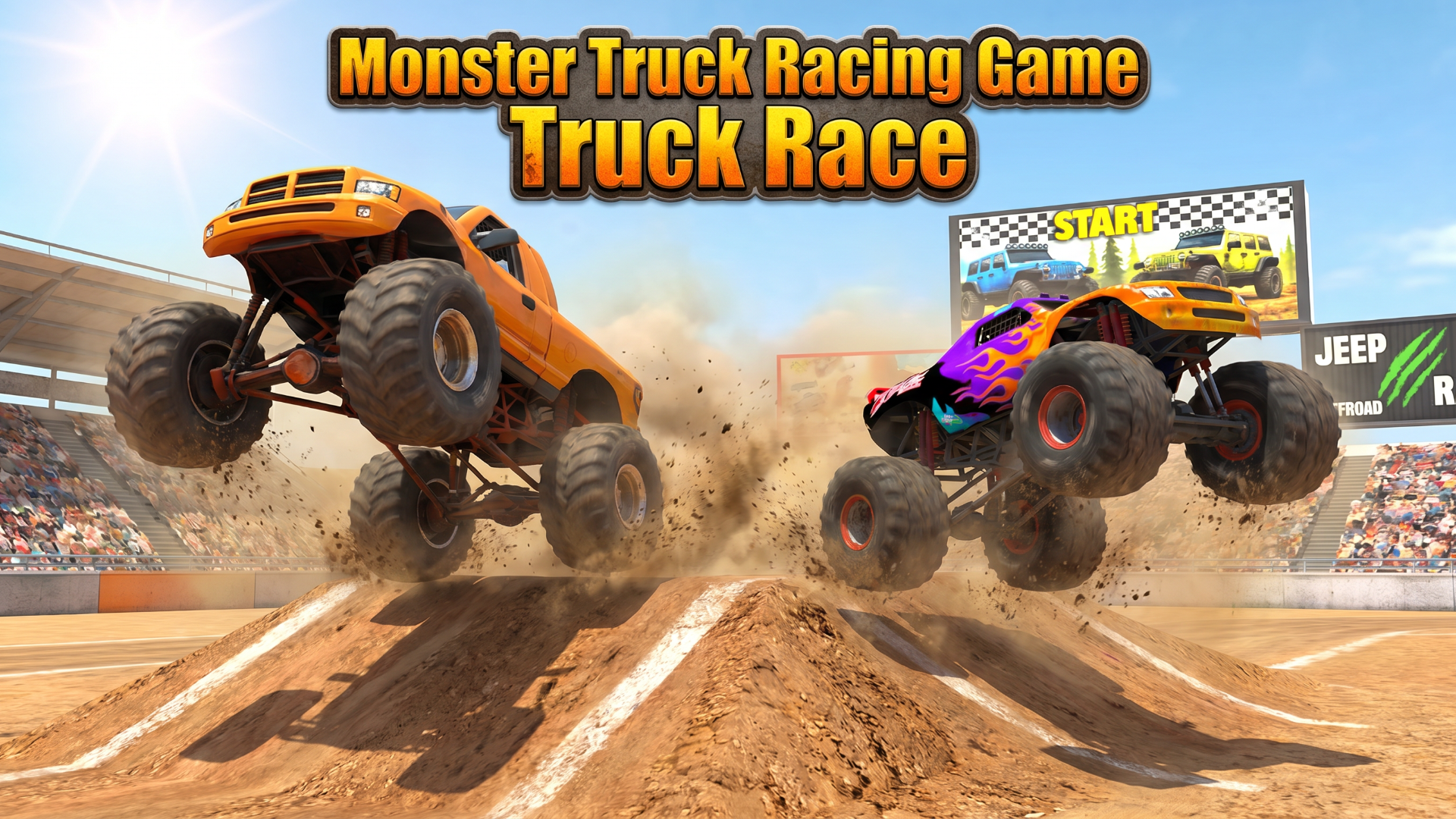 Monster Truck Racing Game Truck Race
