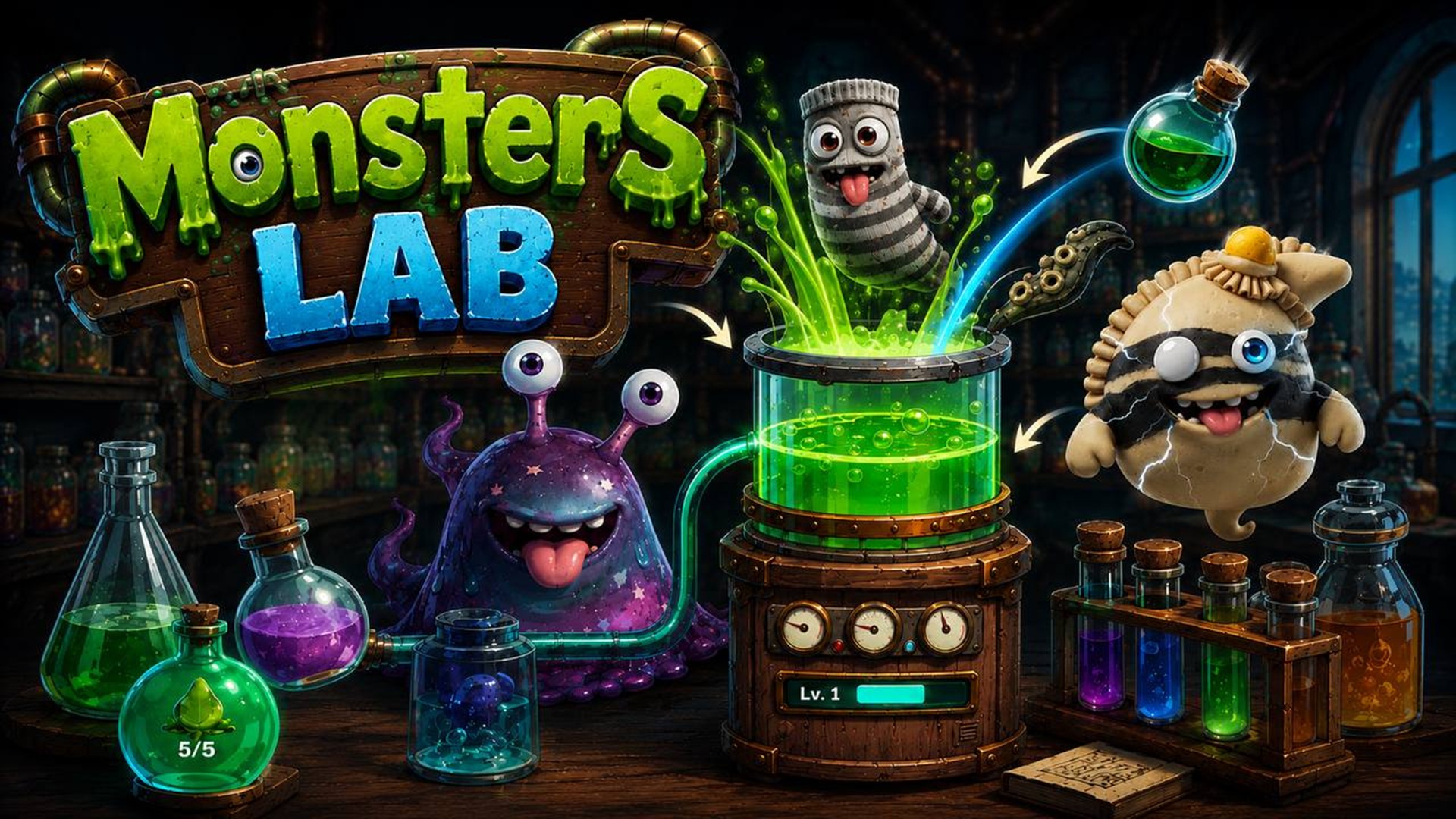 Monsters Lab: Cooking cover art