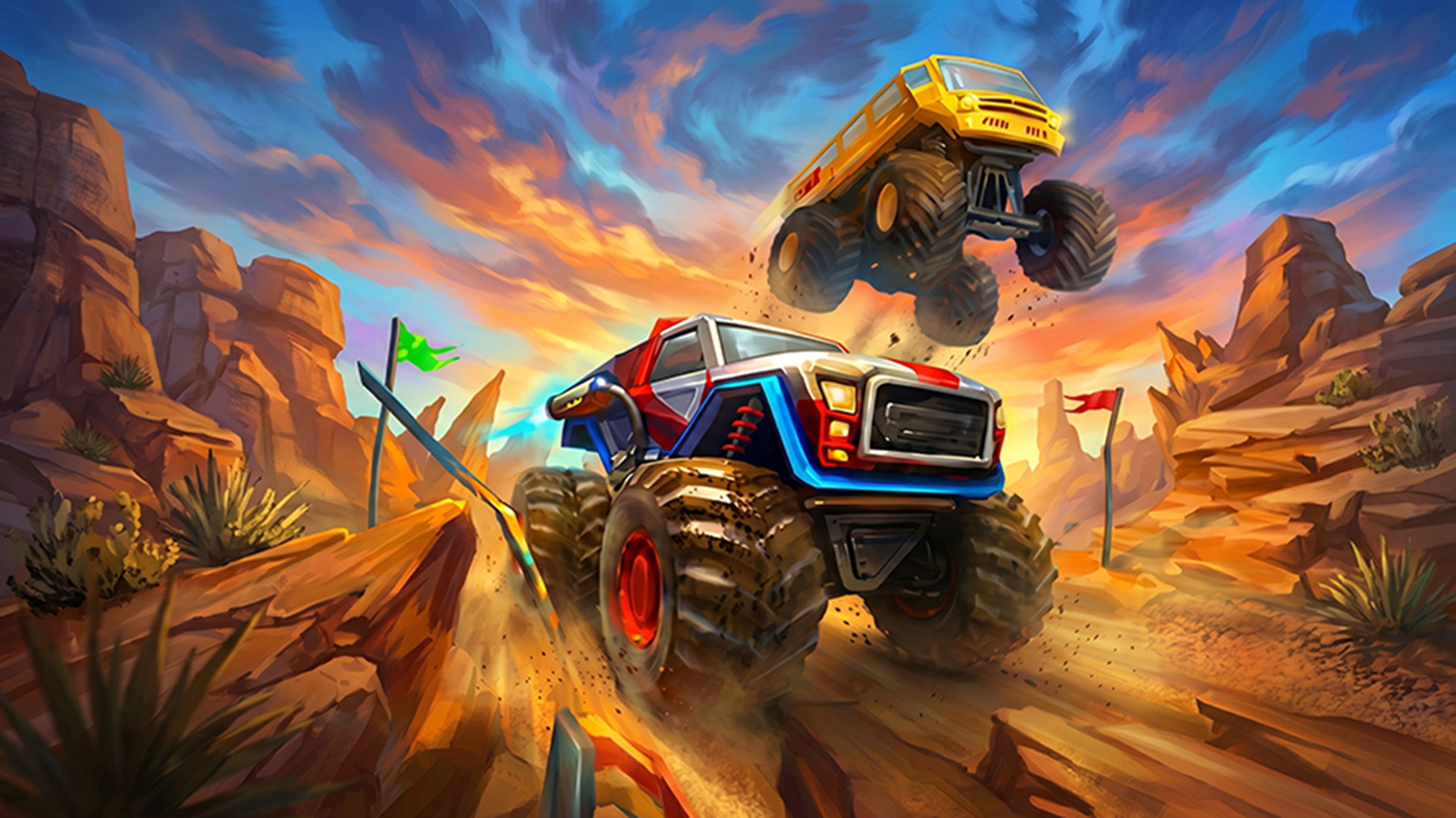 Gambar sampul Monsters Wheels 2