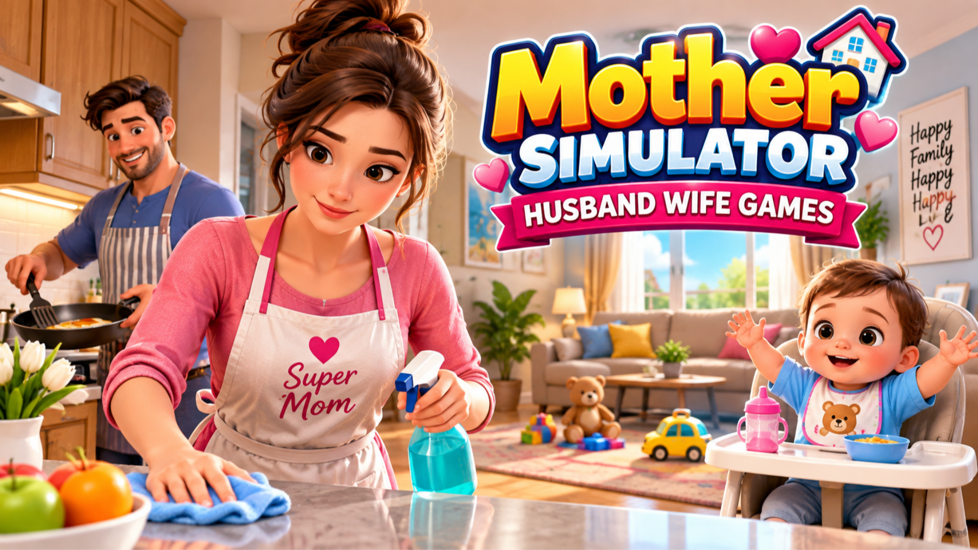 Mother Simulator Husband Wife Games