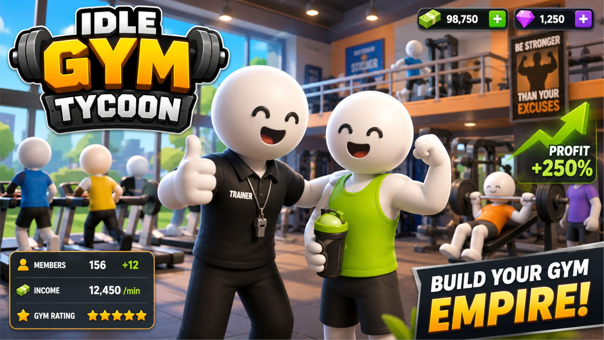 Copertina di My Gym Manager: Idle Tycoon