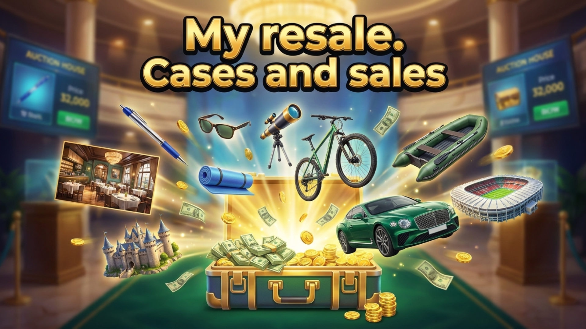 My resale. Cases and sales