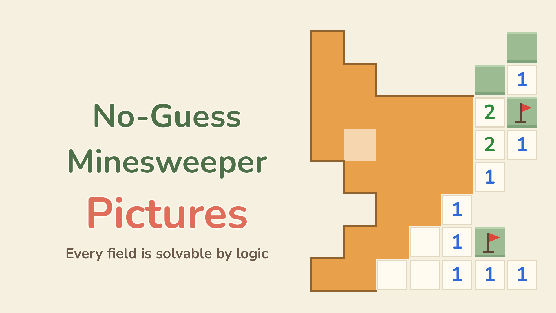 No-Guess Minesweeper: Pictures