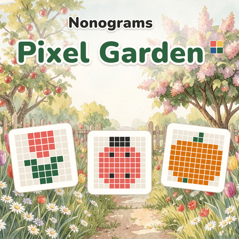Nonograms: Pixel Garden - Arcade puzzle game thumbnail