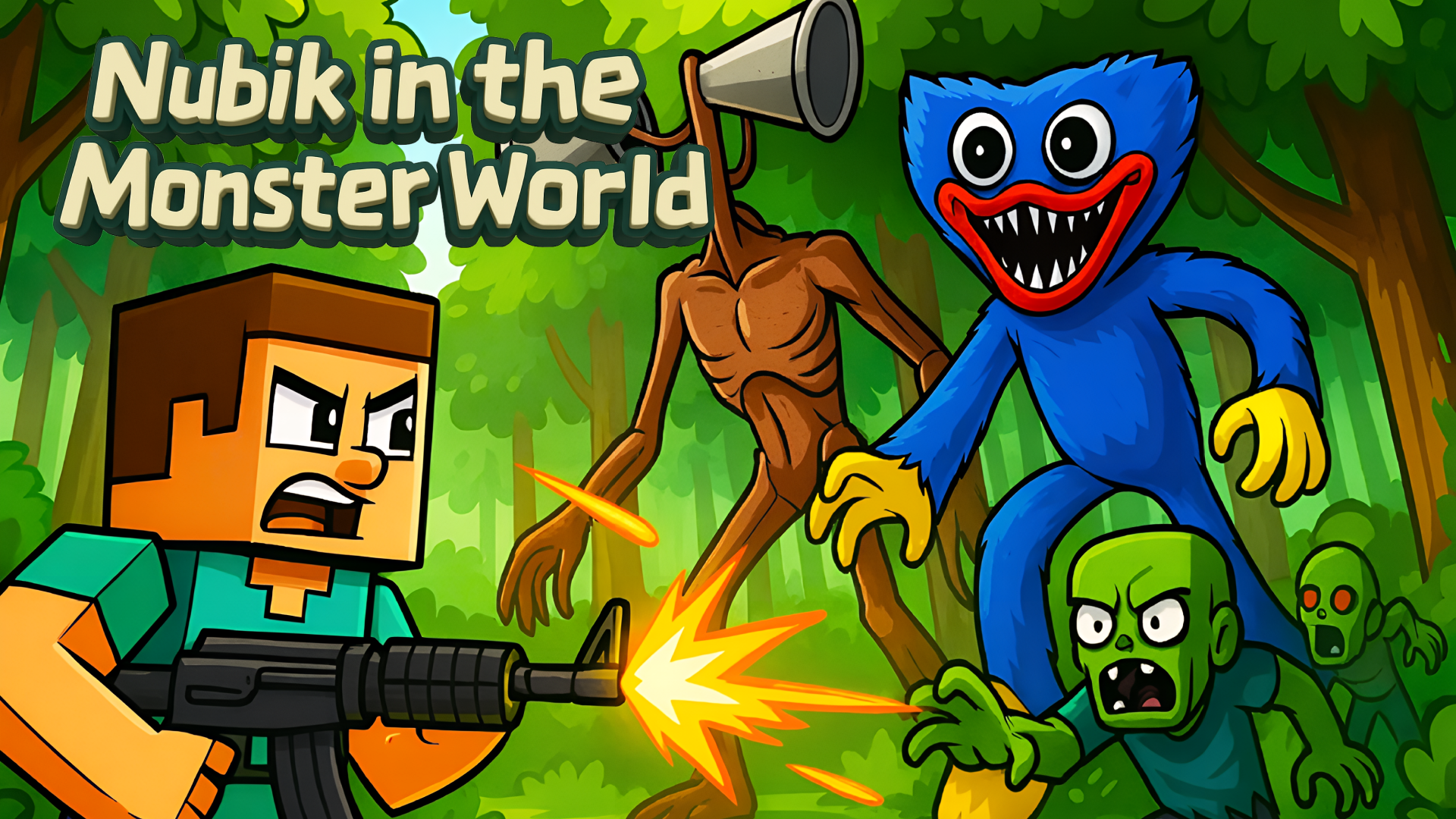 Okładka Nubik in the Monster World