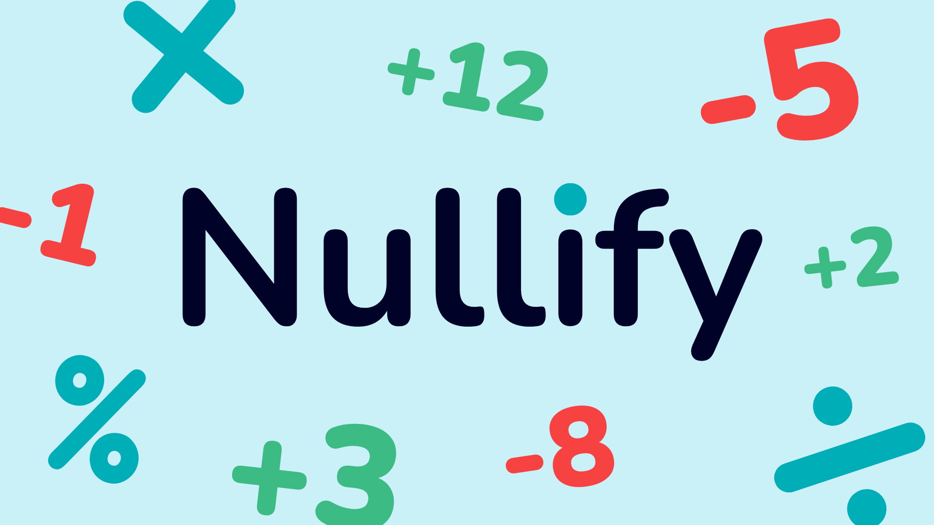 Okładka Nullify - Merge Math