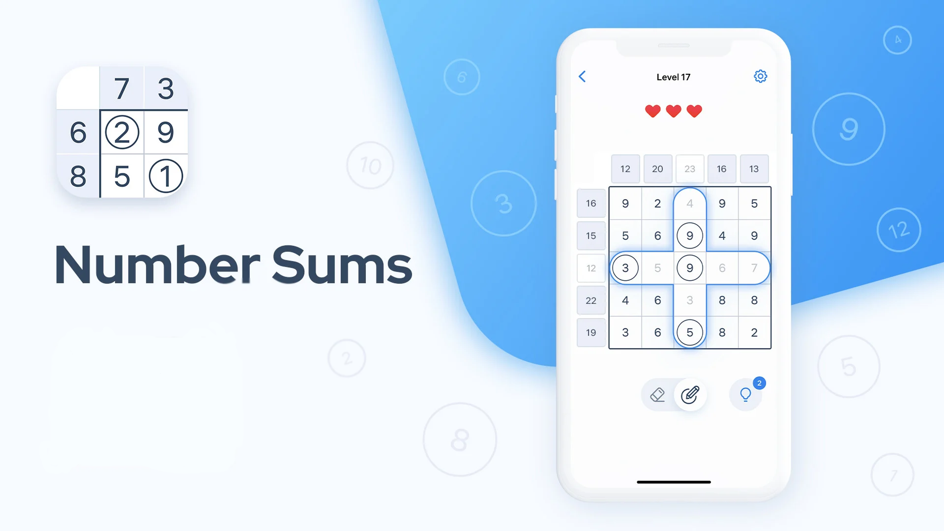 Number Sums game artwork