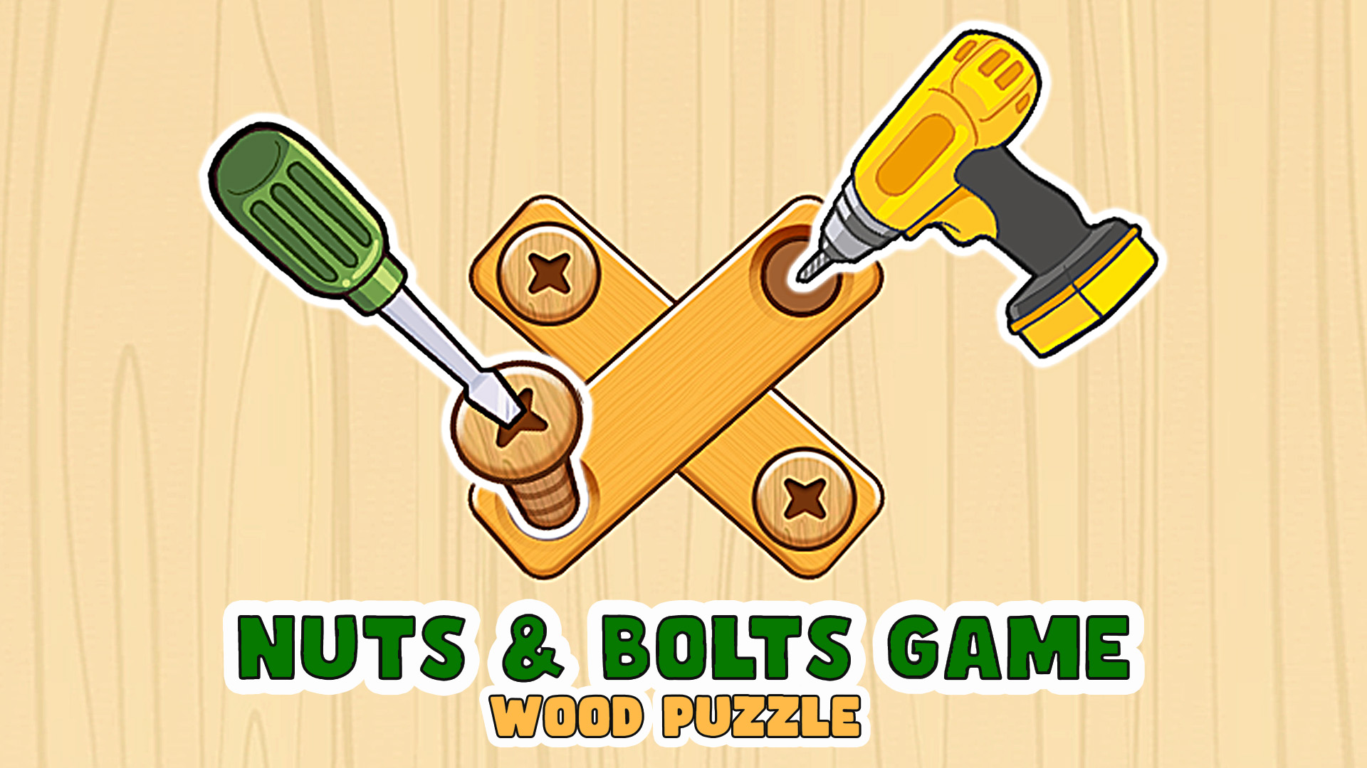 Nuts & Bolts Game: Wood Puzzle cover art