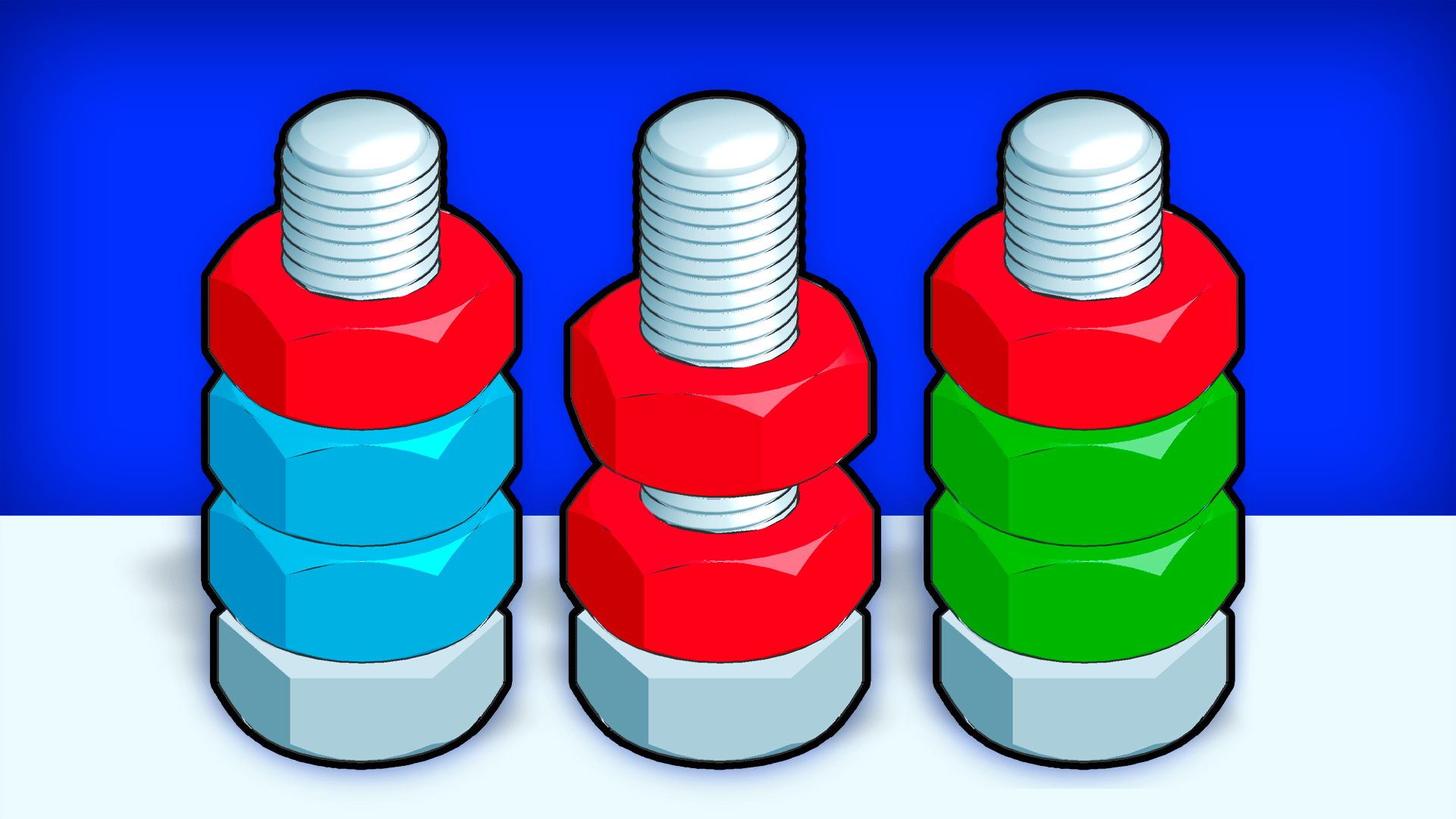 Nuts Puzzle: Sort By Color cover art