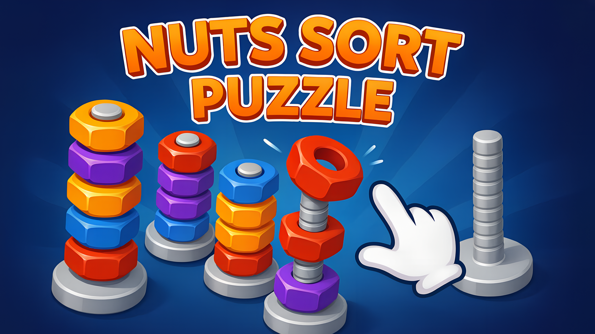 Arte da capa de Nuts Sort Puzzle