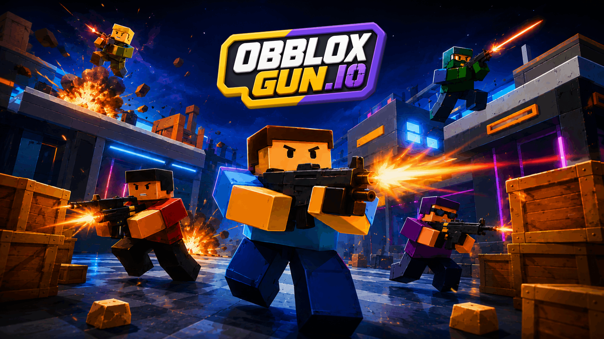 ObbloxGun.io 3D FPS Shooter Coverbild