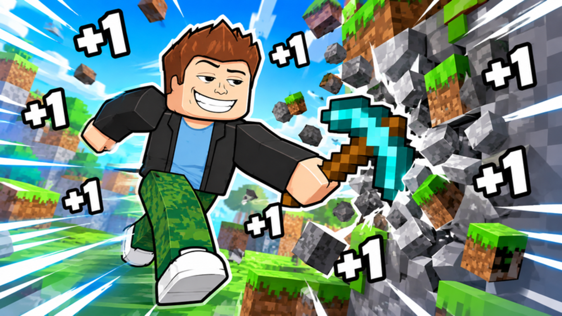 Obby: +1 Pickaxe Mining