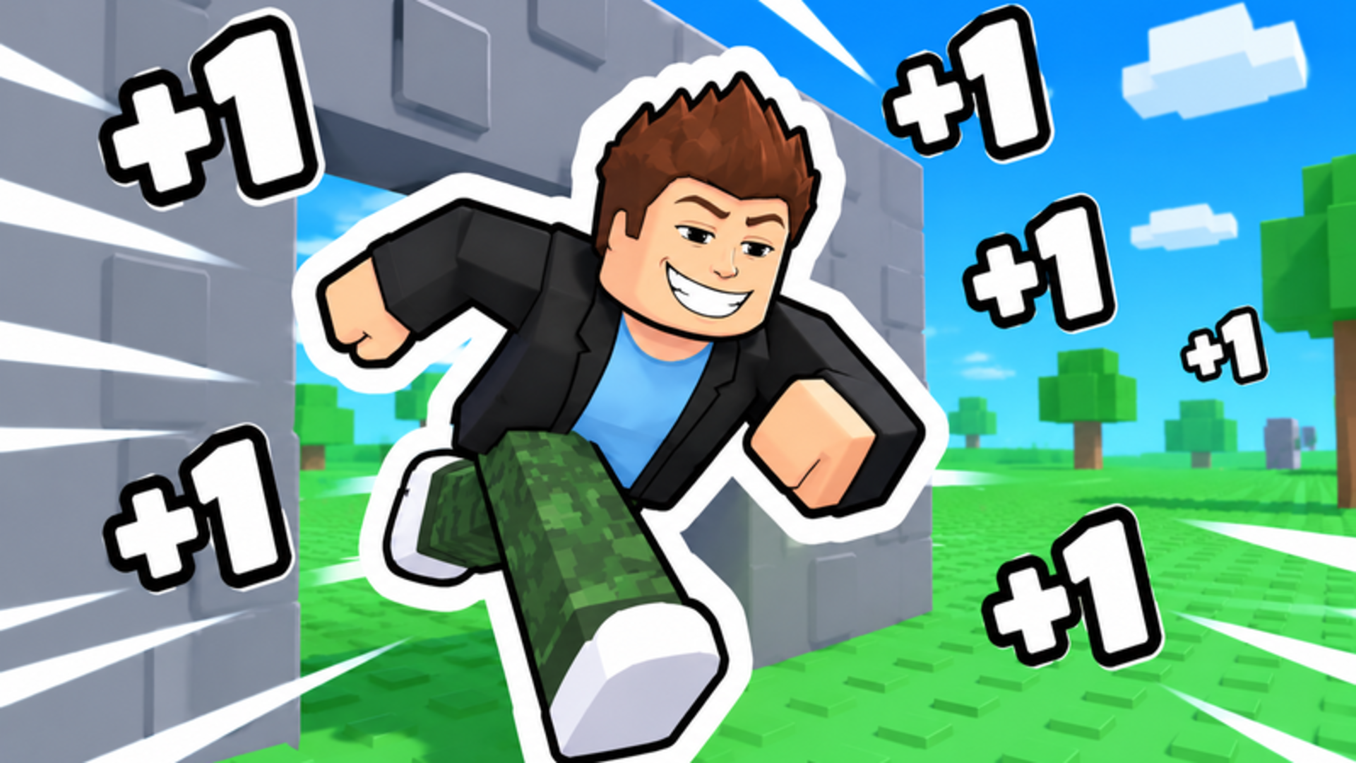 Arte da capa de Obby: +1 Shrink for Running
