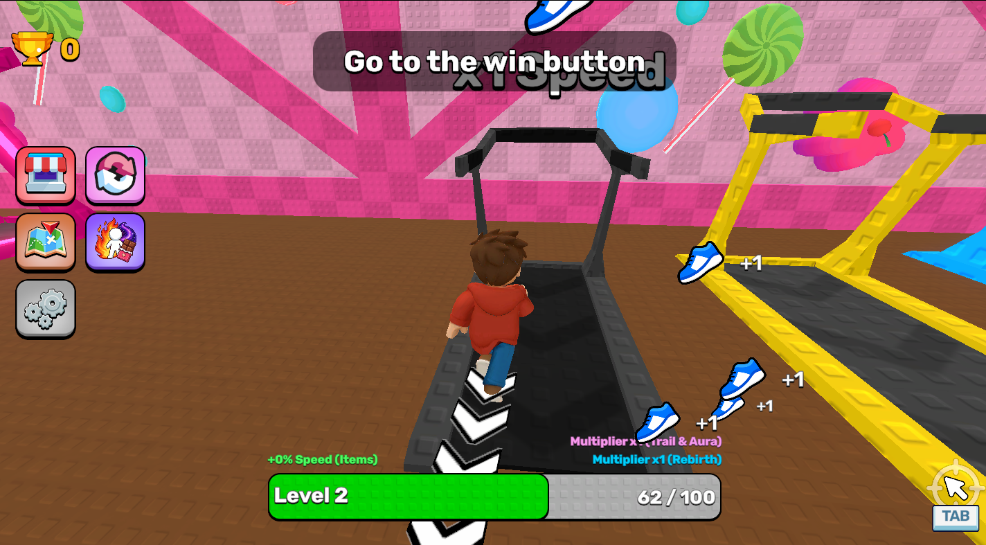 Obby: +1 Speed Keyboard Escape screenshot 2