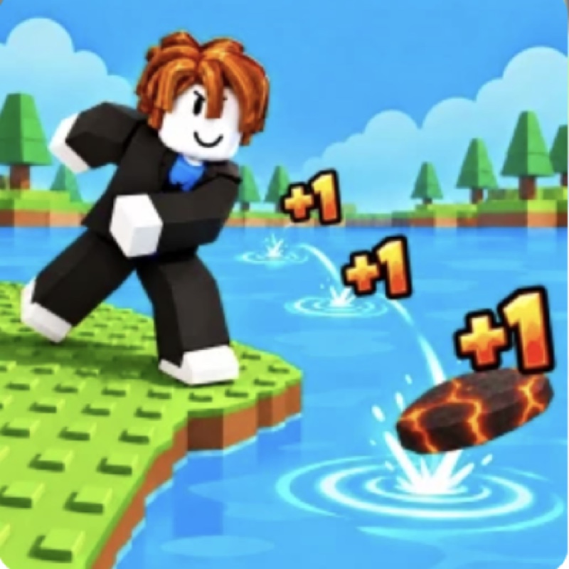 Obby: +1 Stone Skipping