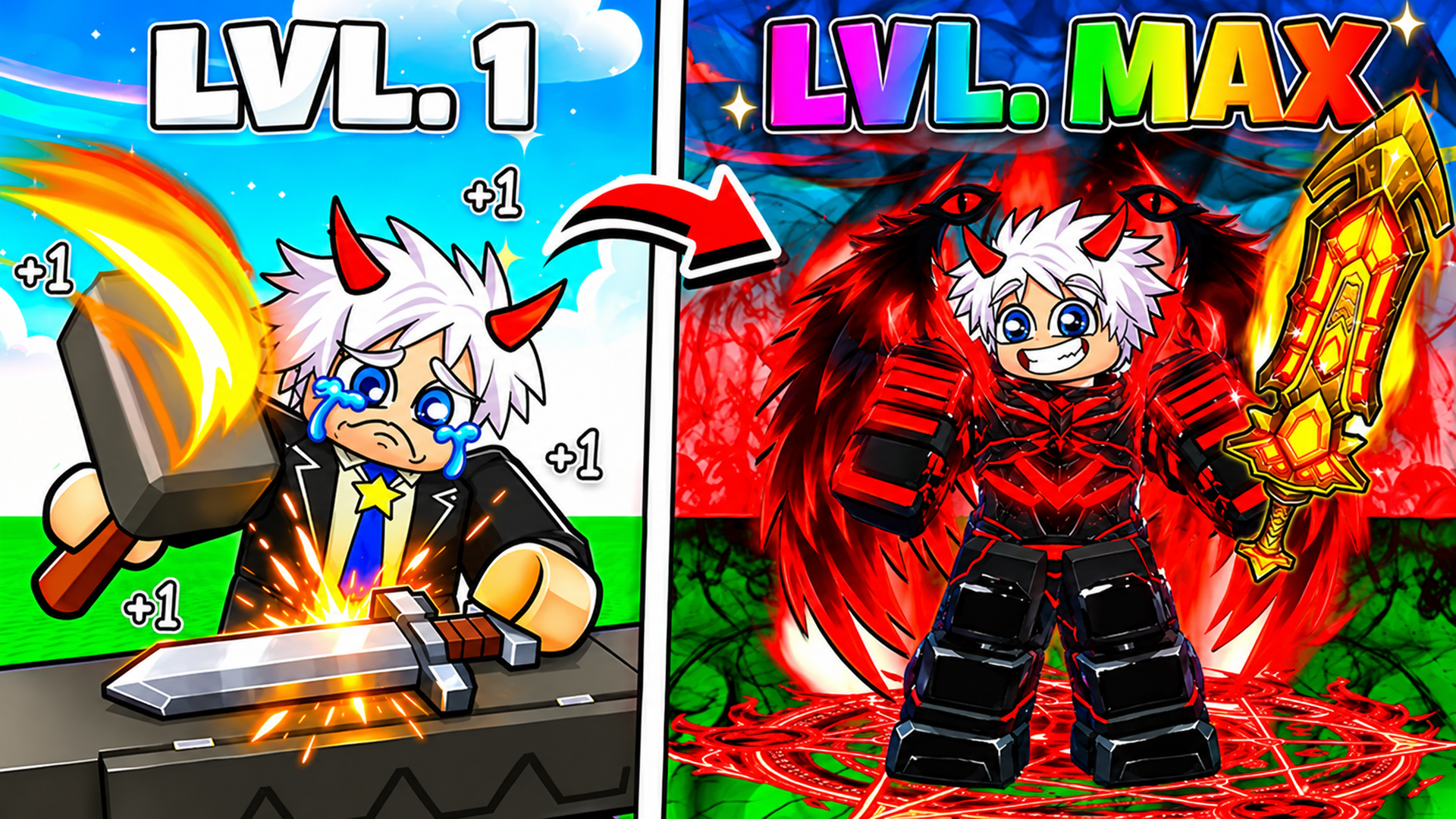 Obby: +1 Sword Power per Click cover art