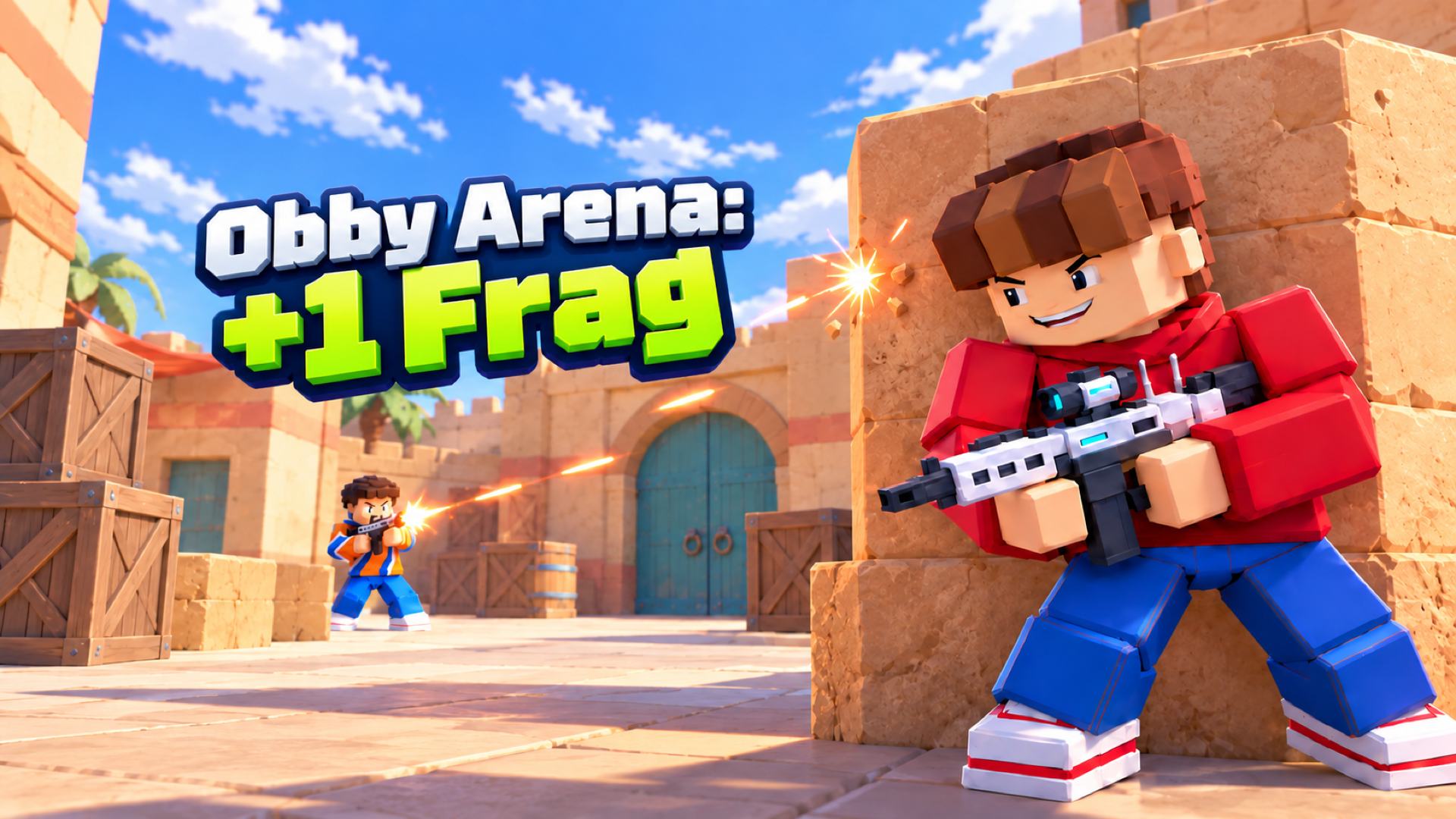 Obby Arena: +1 Frag game thumbnail